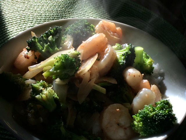 Shrimp & Broccoli Stir Fry