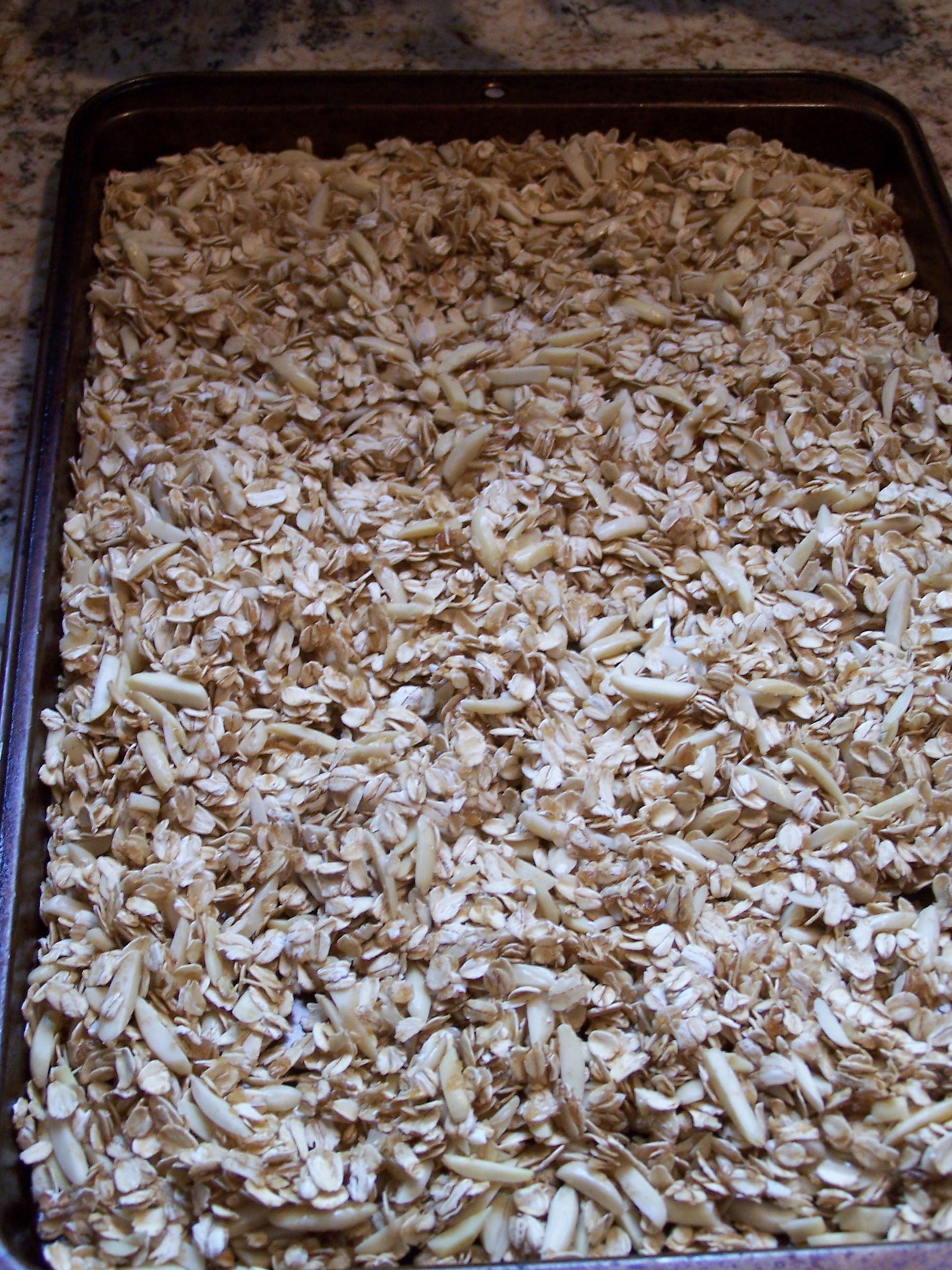 Granola, Ready for the oven