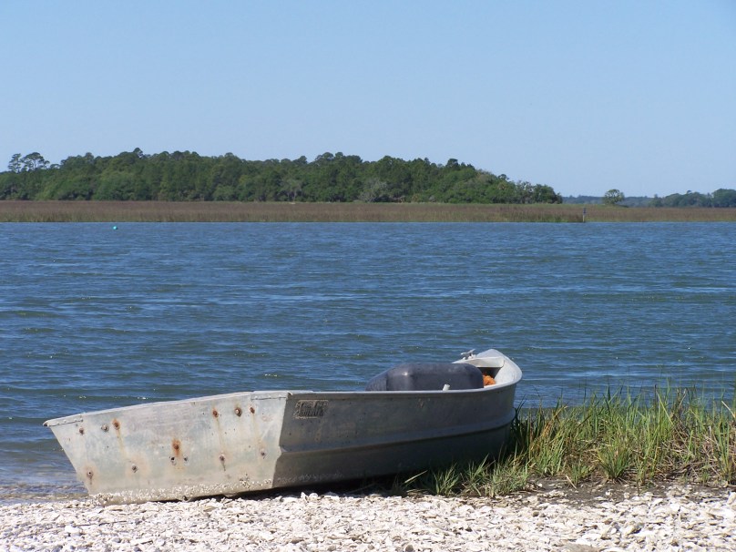 Boat at Bowen's Island...