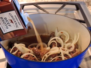 Time to add some broth