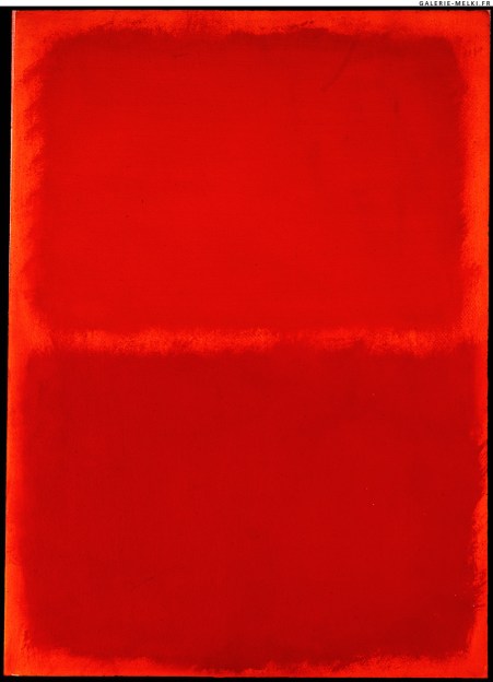 MarkRothko OrangeRedOrange GalerieMelki