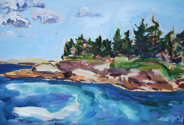 "Cove, Monhegan" by Michelle Hero Clarke