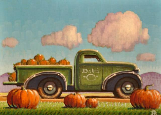 Robert Laduke pumpkin truck