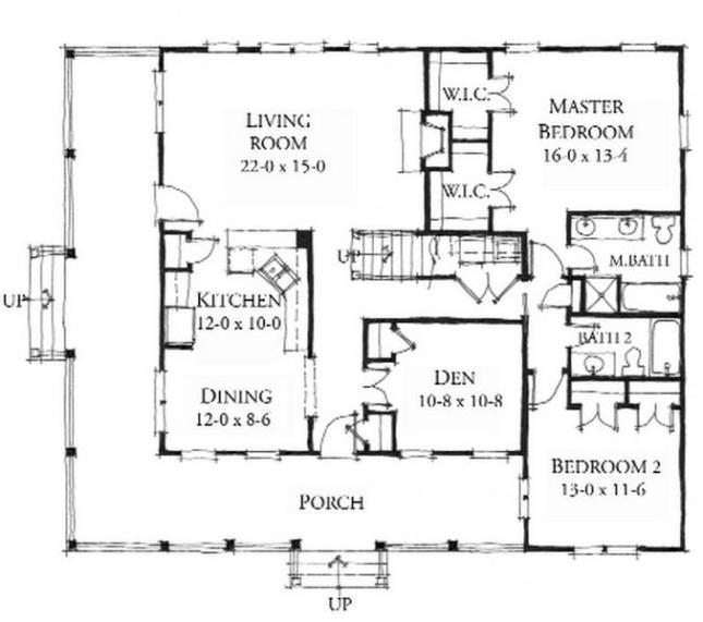INLET RETREAT  - House plan by Allison Ramsey Architects