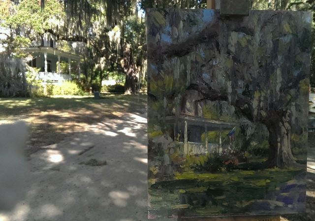 Painting by Andre Lucero