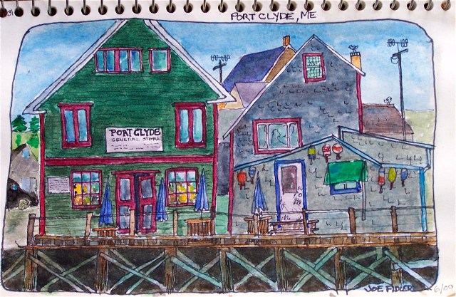 Port Clyde General Store by Joe Fidler