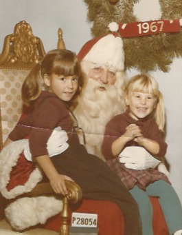 Me and my sister, Bridget...