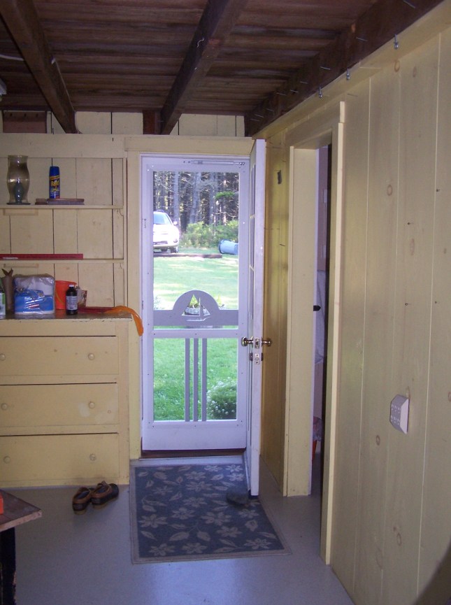 Entry door… mudroom...