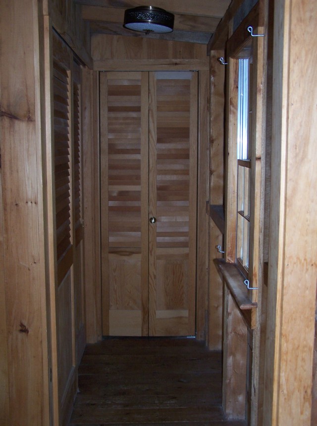 Storage area if you go straight