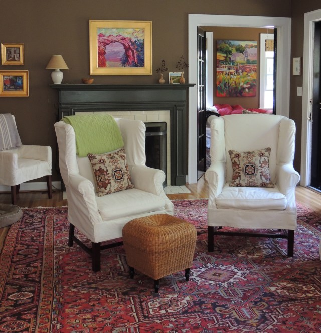 View from Living room to Study