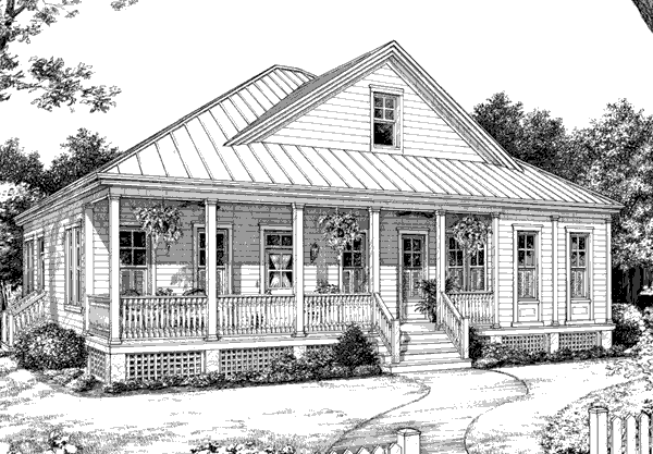 Southwood house plan by Allison Ramsey Architects - Southern Living (SL-1029)