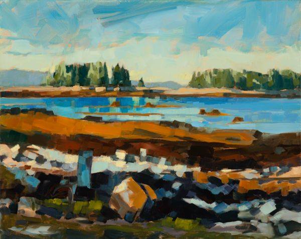 Tidal Zone by Philip Frey - 16x20" Oil