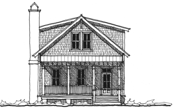 Chechessee River Cottage (C0345) by Allison Ramsey Architects