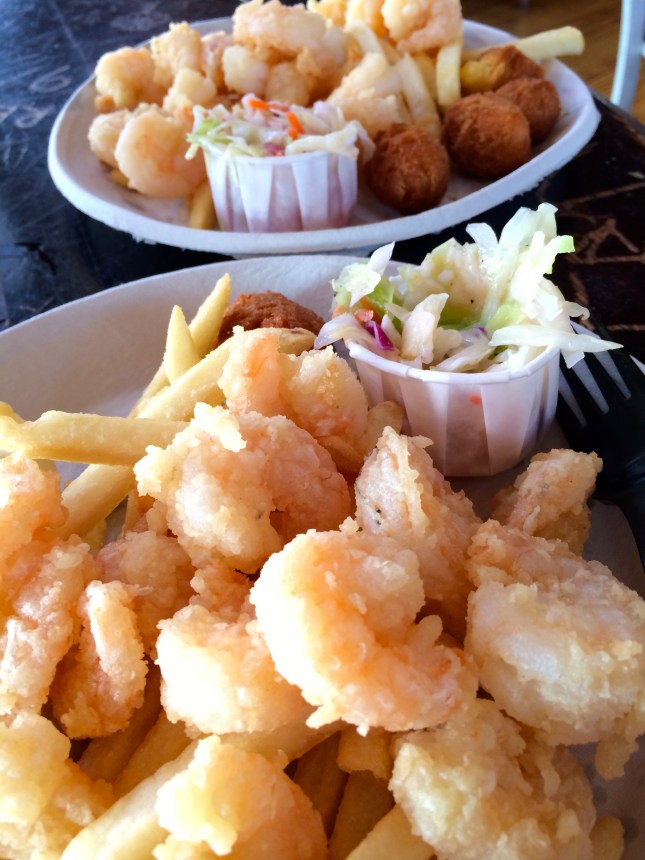 Shrimp at Bowens Island Restaurant