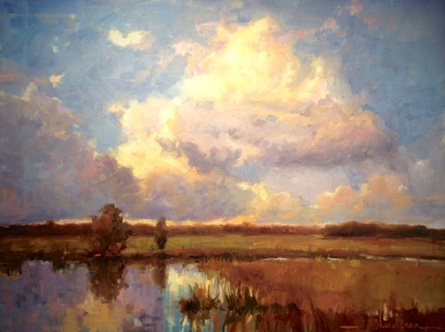 Clouds Over Penny Creek by Dee Beard Dean Available at Galerie on Broad