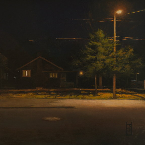 Nightlines by Steven Walker Winner of Plein Air Salon "Best Nocturne"