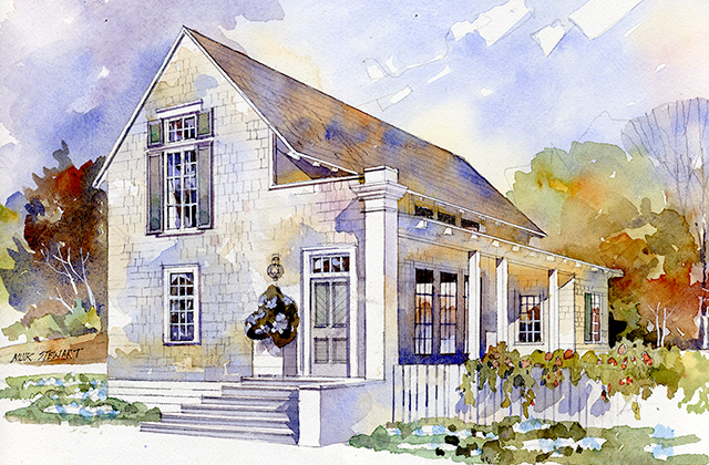 The Rosebud Cottage (SL1862) Image: Houseplans.SouthernLiving.com