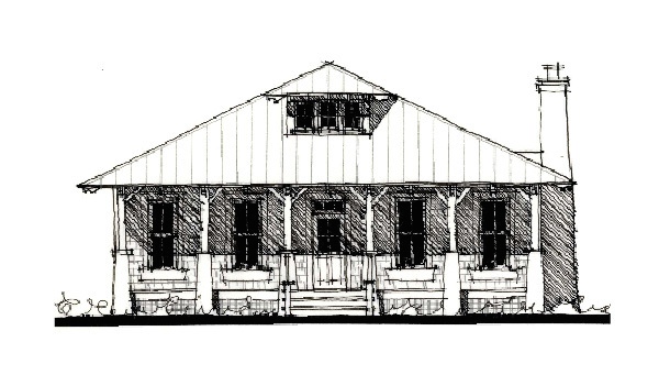 Spartina Cottage designed by Allison Ramsey Architects (C0511)