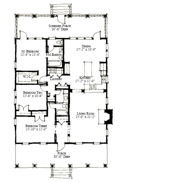 Spartina Cottage designed by Allison Ramsey Architects