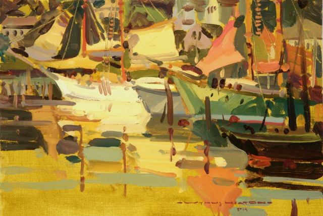 Camden Harbor, Maine by Wyllis Heaton