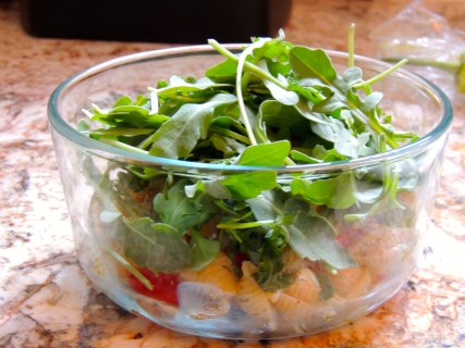 Top with Arugula - I use a lot!
