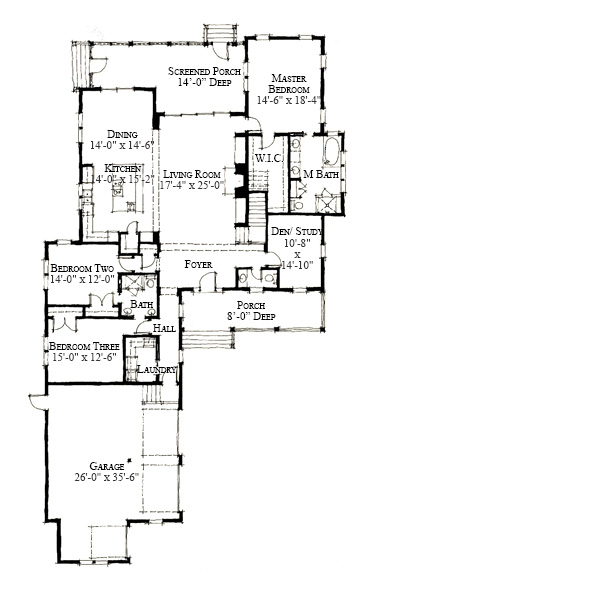 Sneads Ferry C0574 by Allison Ramsey Architects - Main Floor