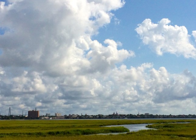 View of Charleston, SC from James Island