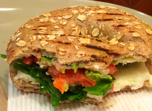 Panera's Egg White, Avocado & Spinach Breakfast Power Sandwich