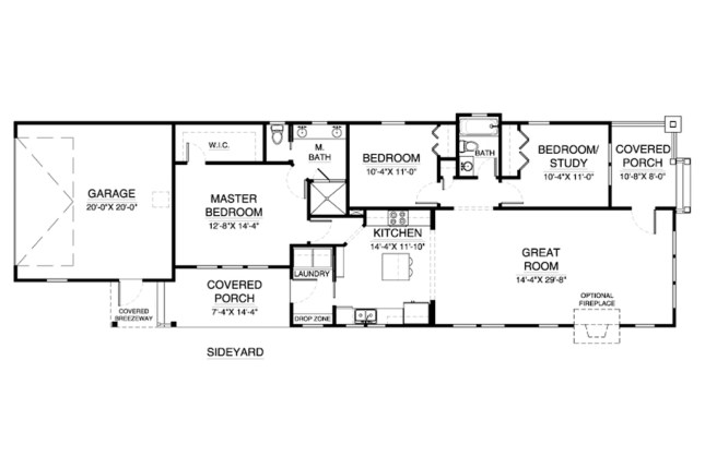 House Plan 900-7 designed by C3 Studio - available via Houseplans.com
