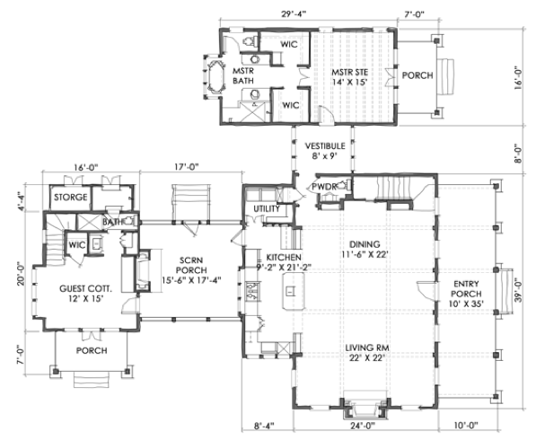 Main Floor - TNH LC 11A by Moser Design Group http://www.moserdesigngroup.com/newpdfs/lc11a1.pdf