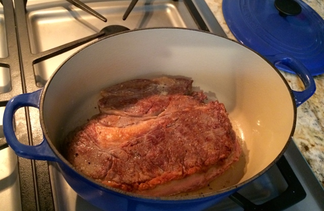 Sear to lock in juices on all sides