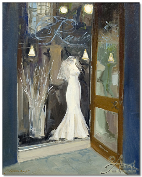 Wedding in Blue Image via AbendGallery.com