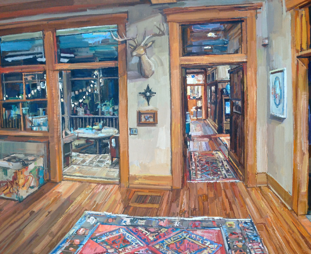 Night Painting by Francis Sills 22x27"