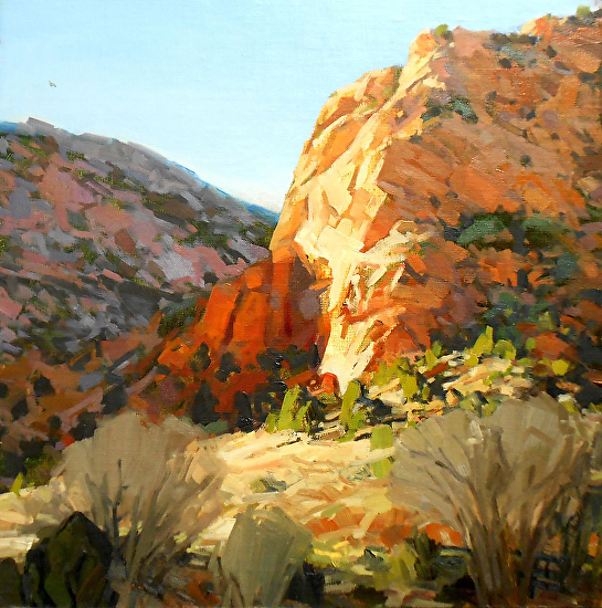 Cedar Canyon by Brad Holt From the plein air collection 12x12"