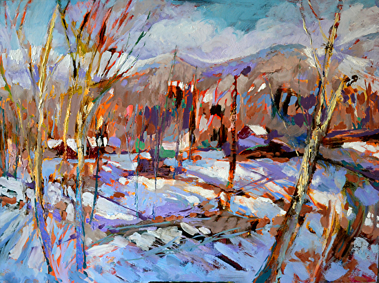 Sunlight and Snowcaps by Cynthia Rosen