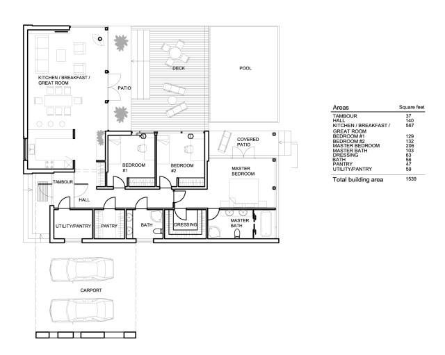 Plan 552-2 A Signature Plan by Arch L.A.B. from Houseplans.com