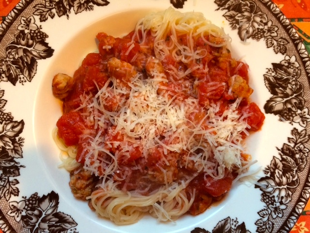 Homemade Spaghetti Sauce with Italian Sausage