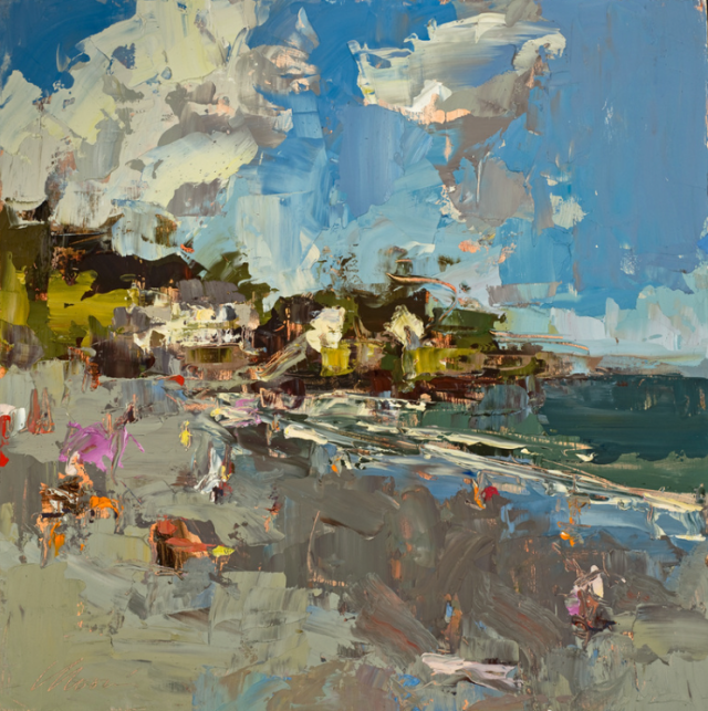 Painting by Lisa Noonis