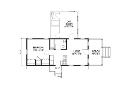 House Plan 514-20 by Katrina Cottage Designers for Houseplans.com