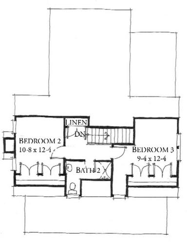 Southside Cottage C0003 by Allison Ramsey - Upstairs