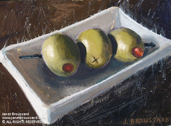 Olives on the Side by Janet Broussard 9x12"