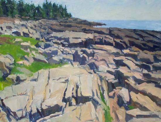 Morning on the Coast by Jerry Weiss 30x40"