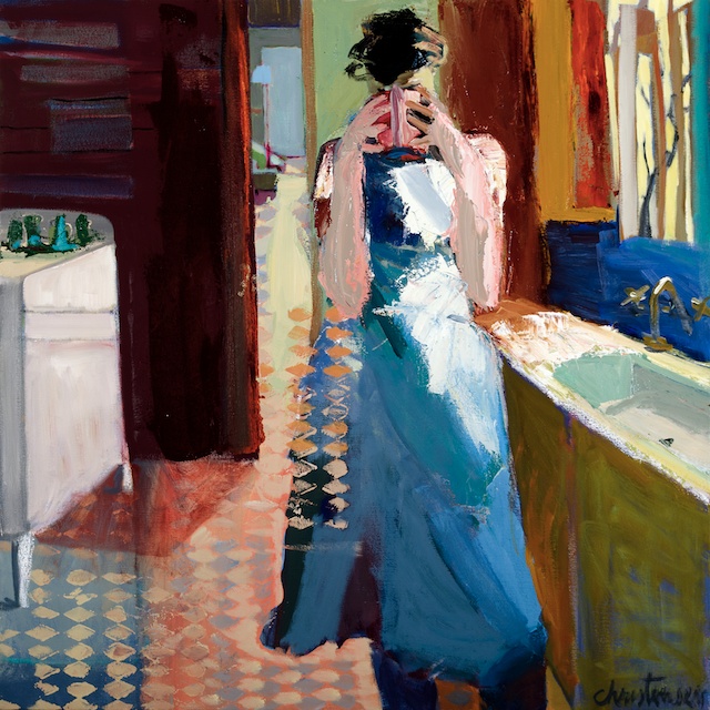 Tea by Linda Christensen 35x35"