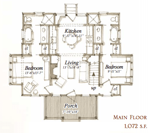 231 Easton Way House Plan by Our Town Plans