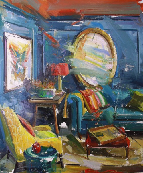 The Oval Mirror by Paul Wright
