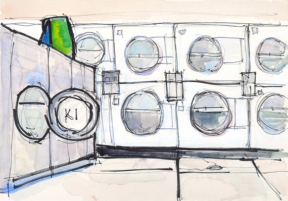 The Laundry Scene by Kevin Inman