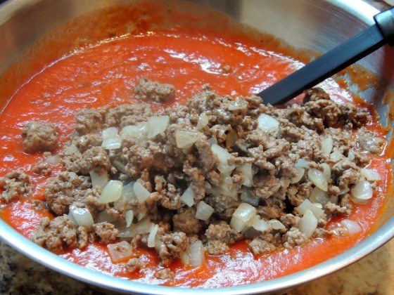 Use Ground Beef or Italian Sausage