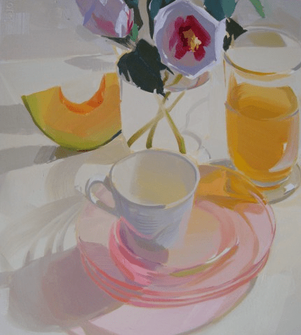 August by Karen O'Neil 24x24 Oil