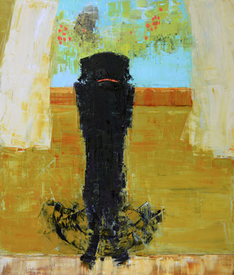 Window (Grey Squirrel) by Rebecca Kinkead 56x48