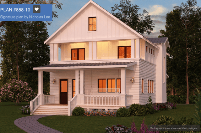 Plan 888-10 by Houseplans.com - Architect Nicholas Lee